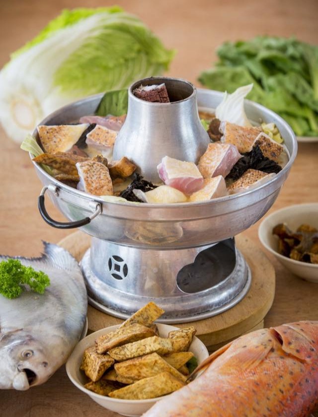 Arranged Food and Objects