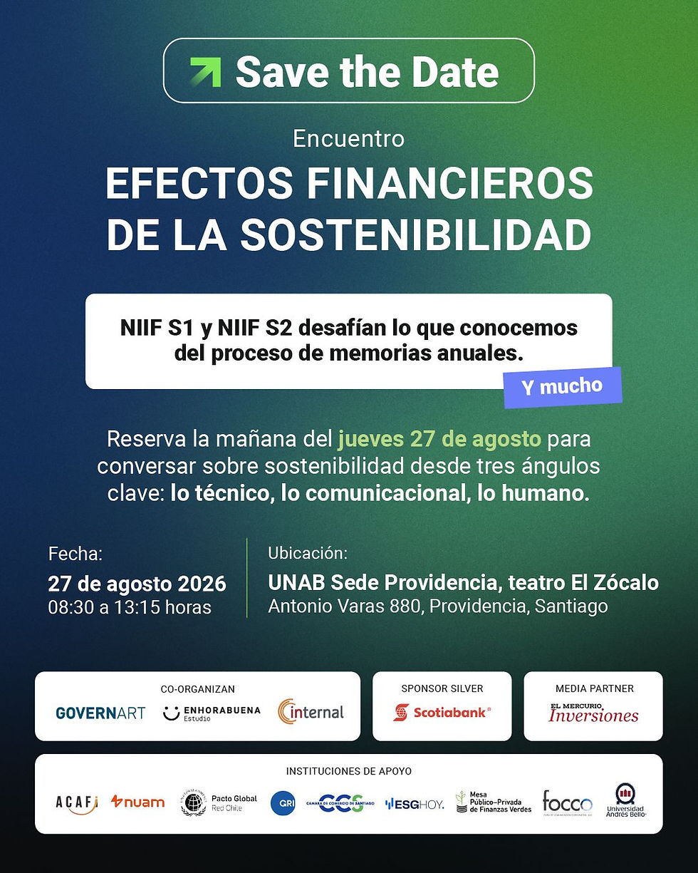 Encuentro "Efectos financieros de la sostenibilidad"