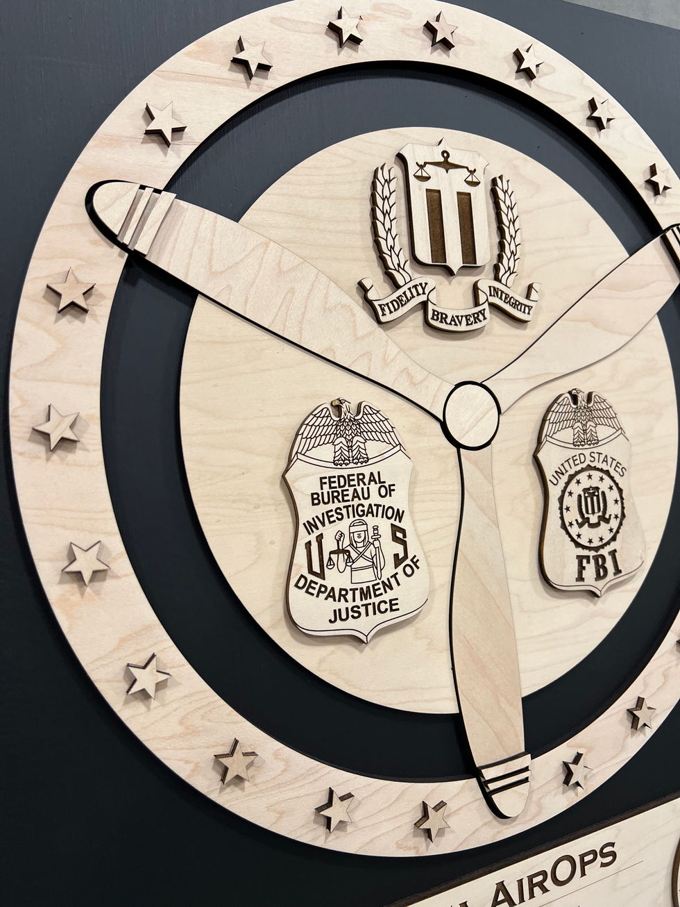 Unique Aviation Gift 3D customized plaque