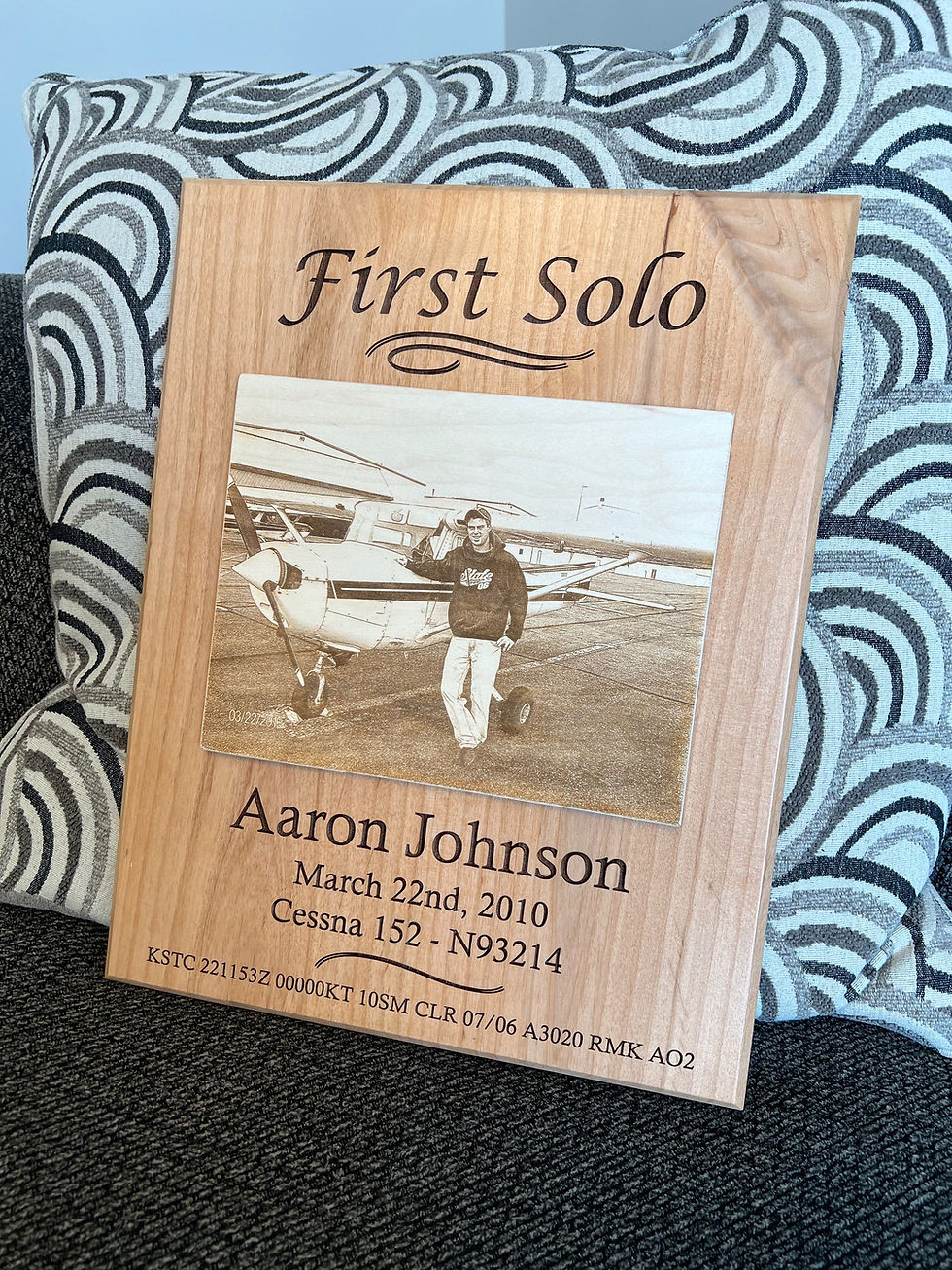 Thumbnail: First Solo Flight Photo