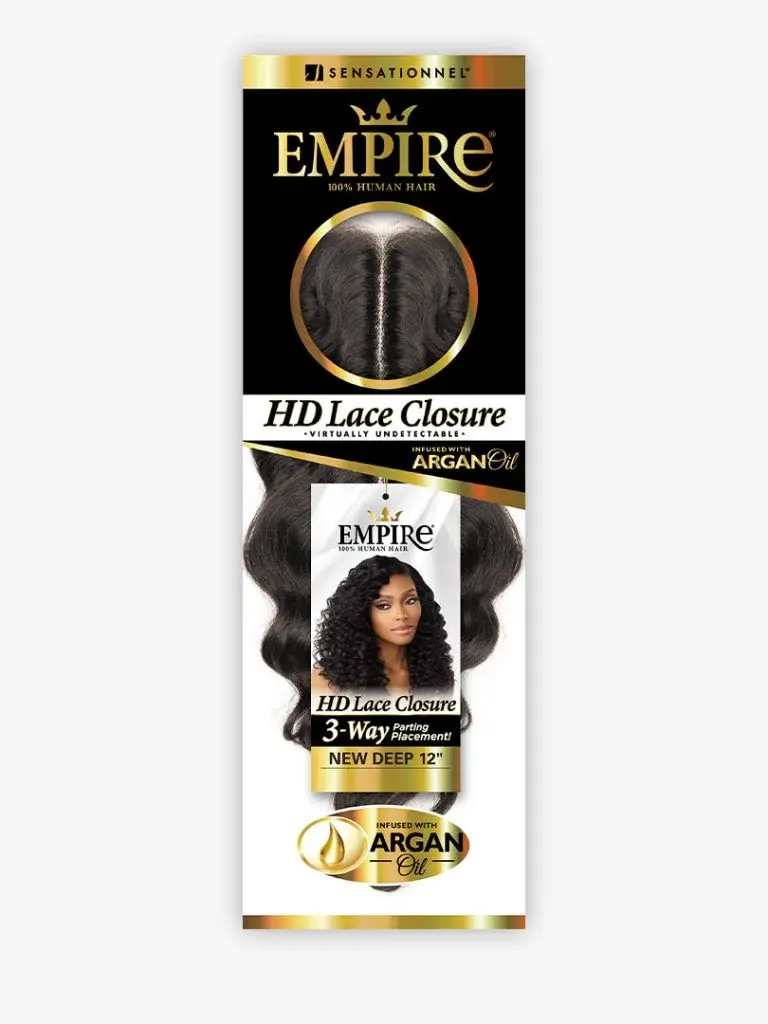 HH Closure – New Deep Wave 12″ - Color: 1