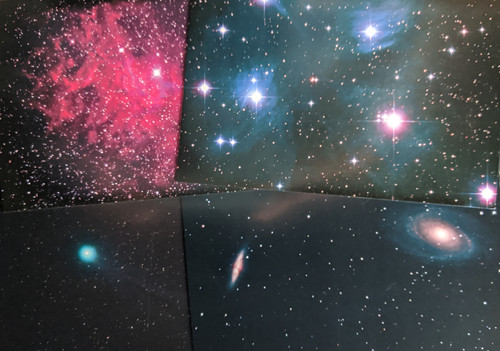 ポストカード ブロマイド 写真 しおり 5点セット 天体 星空 宇宙
