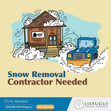 Snow Removal Contractors Needed - Base Camp
