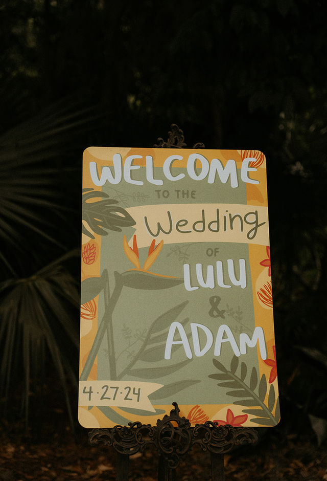 Welcome sign