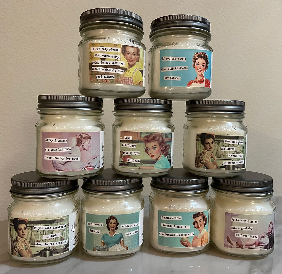 Thumbnail: Peach Mango Bellini - Mason Jar Candle