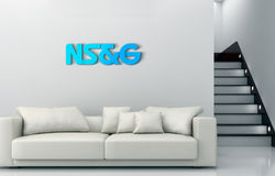 NS&G 3D Wall Logo