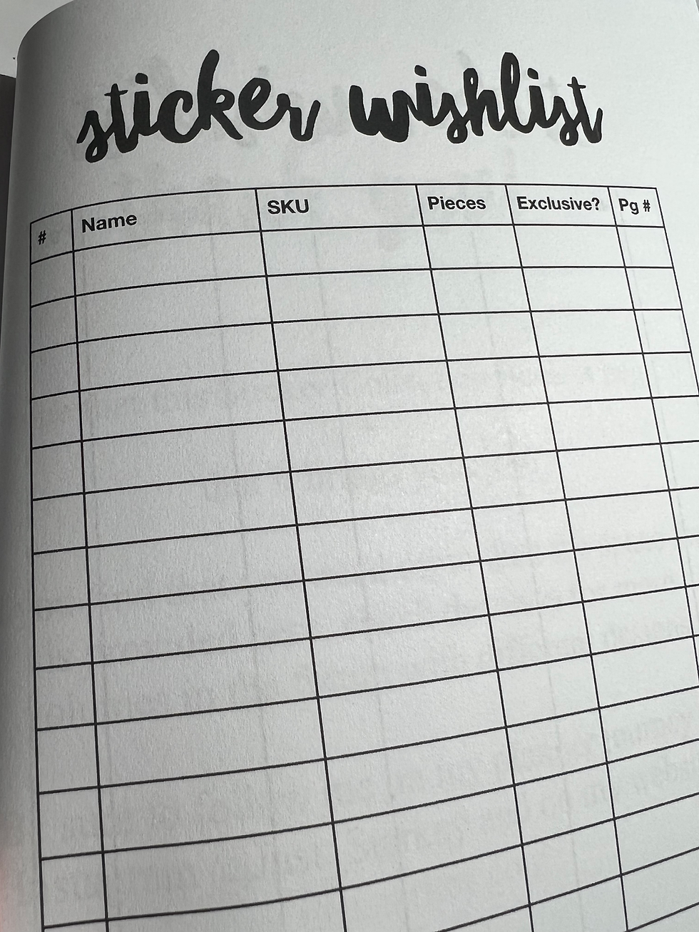 Thumbnail: Sticker Collection Book
