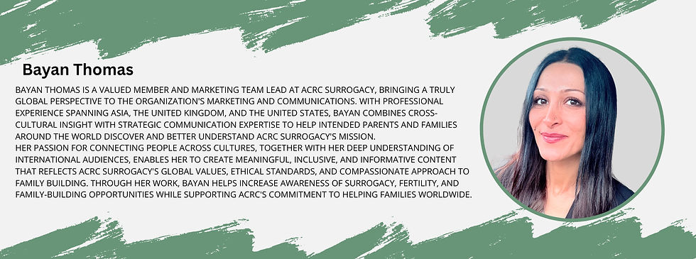 ACRC global surrogacy marketing team 