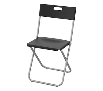 Products - Black Foldable Chairs