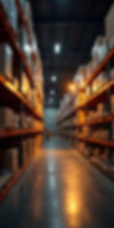 Warehouse fill with boxes.