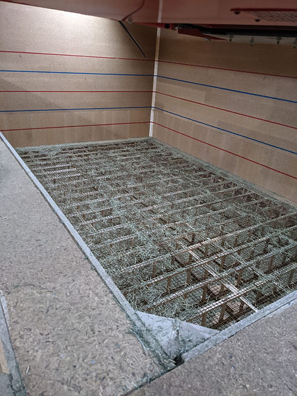 Heu aus der Heutrocknungsanlage