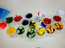 fruit and salad