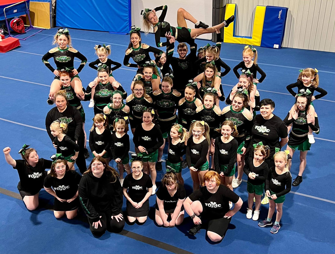 Group picture of toxic Elite group posing