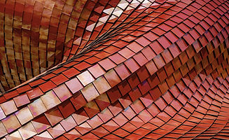 Twisted Red Tile Roof