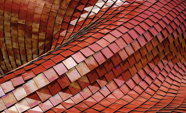 Twisted Red Tile Roof