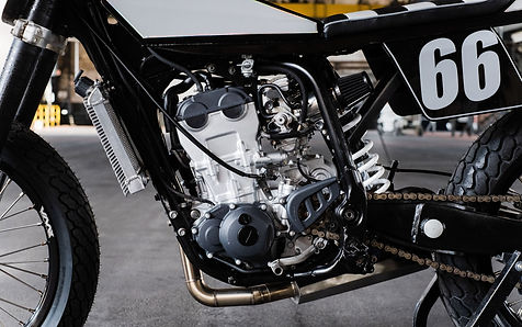 Sideburn AMP Motorcycles WR400 flat trac