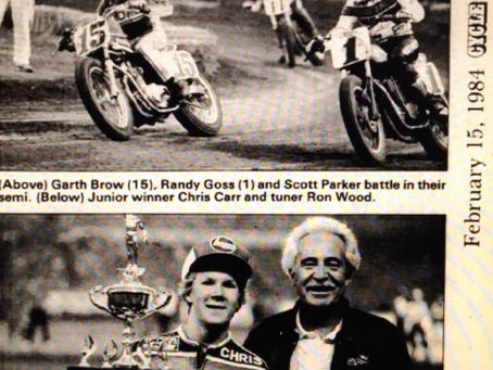 Chris Carr, Ron Wood, Houston 1984