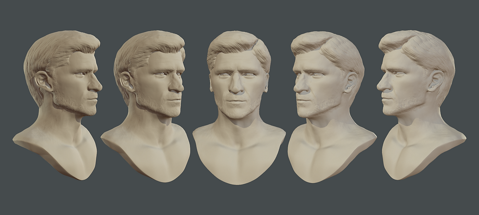 Zbrush head sculpt