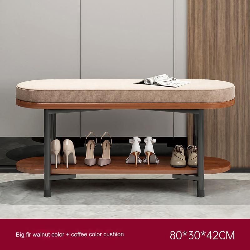 Miniature : SOCE034 - CraftsMan Solid Wood Shoe Cabinet Bench