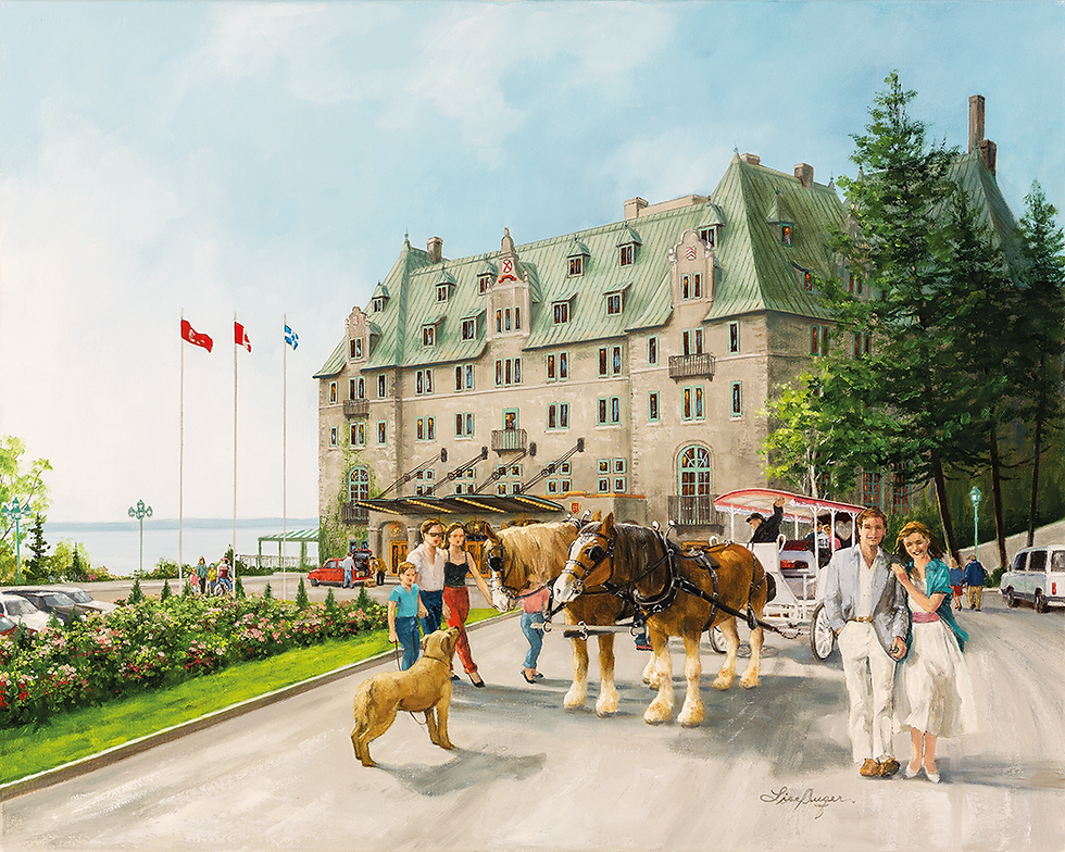 Sweet Spring at the Manoir Richelieu, by Lise Auger