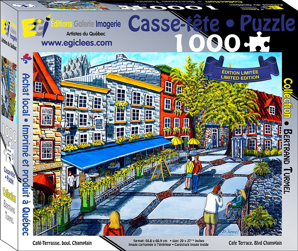 Casse-tête "Café-Terrasse, boul. Champlain" par Bertrand Turmel