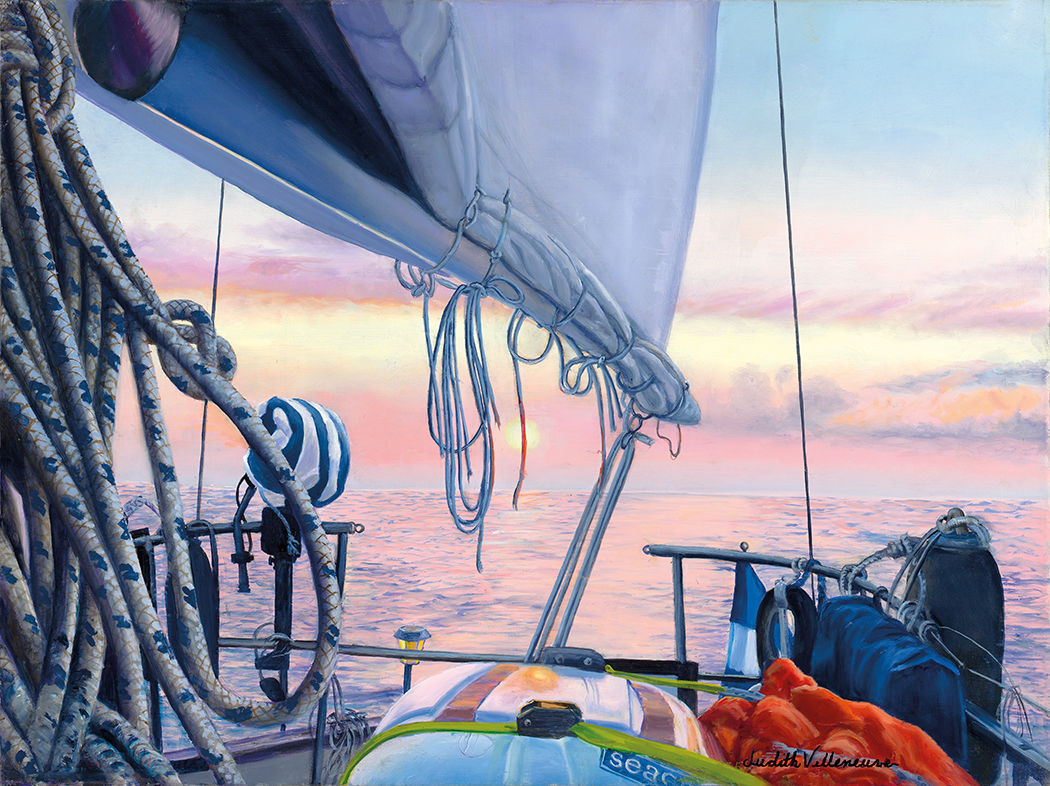 Aventure en mer, par Judith Villeneuve
