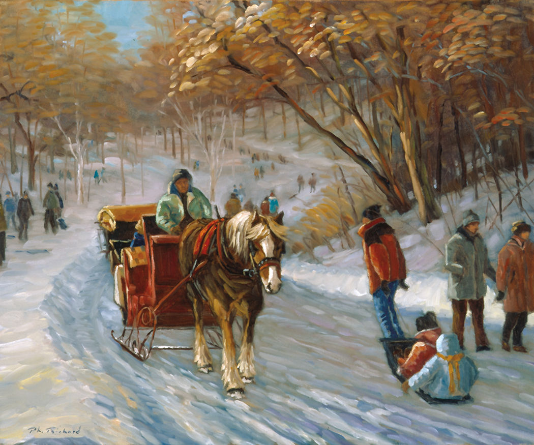 Dimanche après-midi sur le Mont Royal, par Philippe Richard