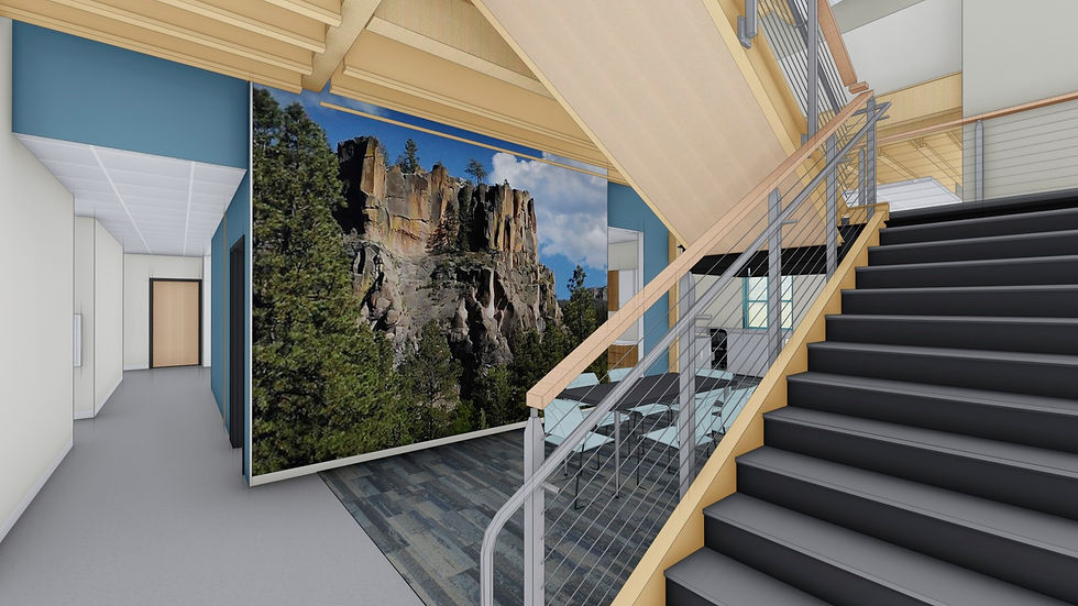 Back Entry - wall graphic