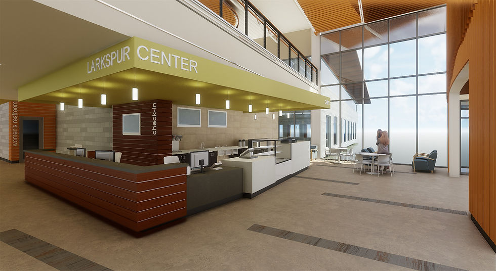Larkspur - front desk