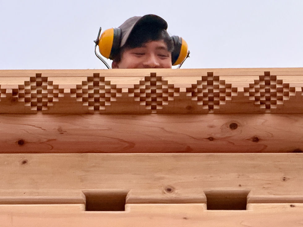 Der Tempel nimmt Gestalt an