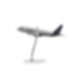 Executive A319 1:100 CFM engine new sharklets scale model