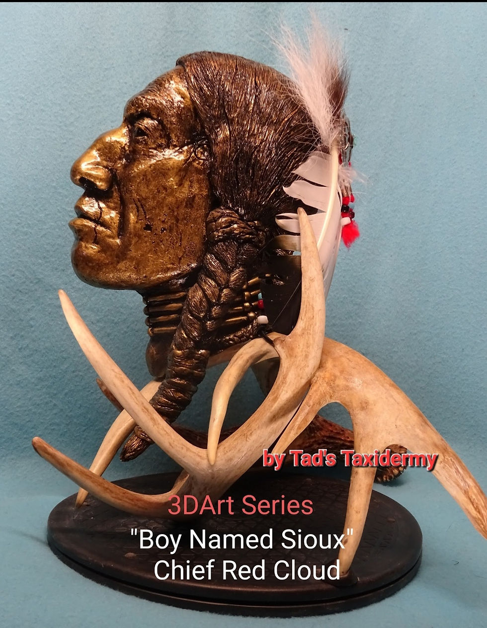 Thumbnail: Boy Named Sioux with kit.   3D Art series