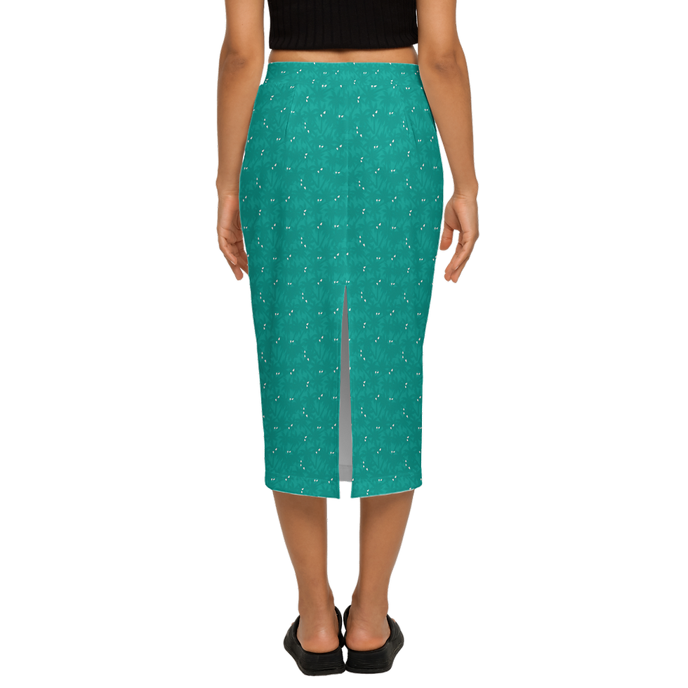 Thumbnail: Women’s Back Split Pencil Skirt 03