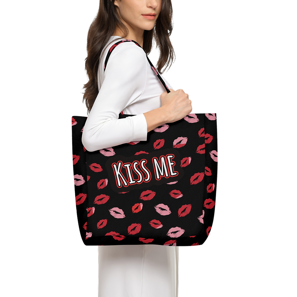 Thumbnail: Kiss Me Tote Bag