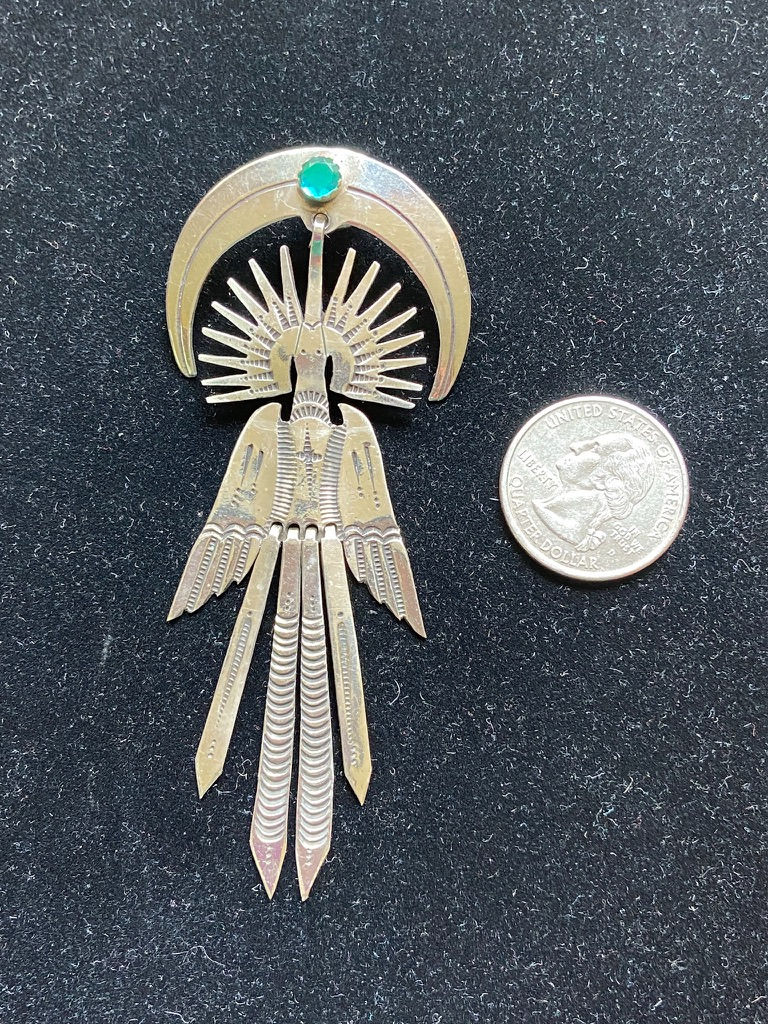 Thumbnail: Navajo Water Bird Hat Pin