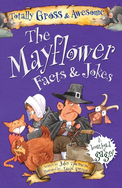 Tickle Your Brain, Mayflower ship in a storm, American Colonists. Created & Designed by David Salariya, #everybookmatters