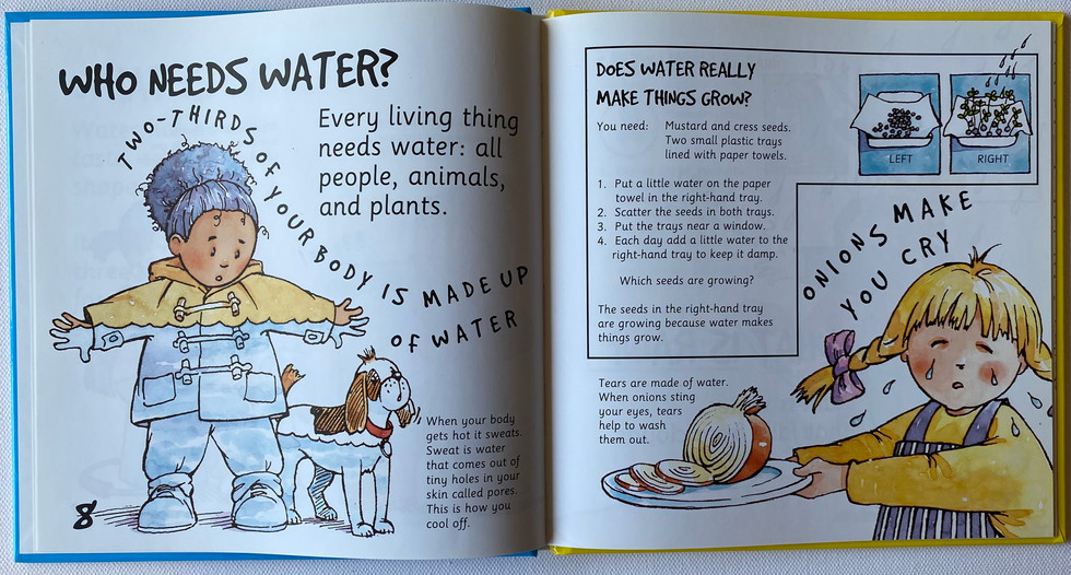 Whiz Kids, Who needs water, two thirds water illustration