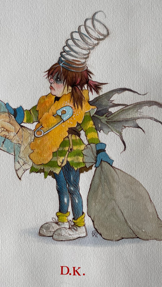 Tooth Fairies, dressed in anything they found