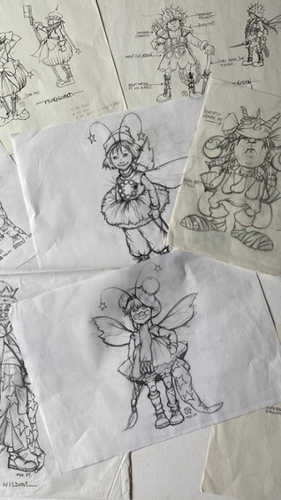 Tooth Fairies, sketches