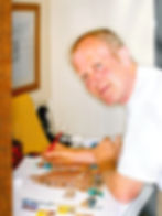 David Antram working on a spread from You Wouldn't Want To Be A Victorian Schoolchild, written by John Hallam, series created and designed by David Salariya