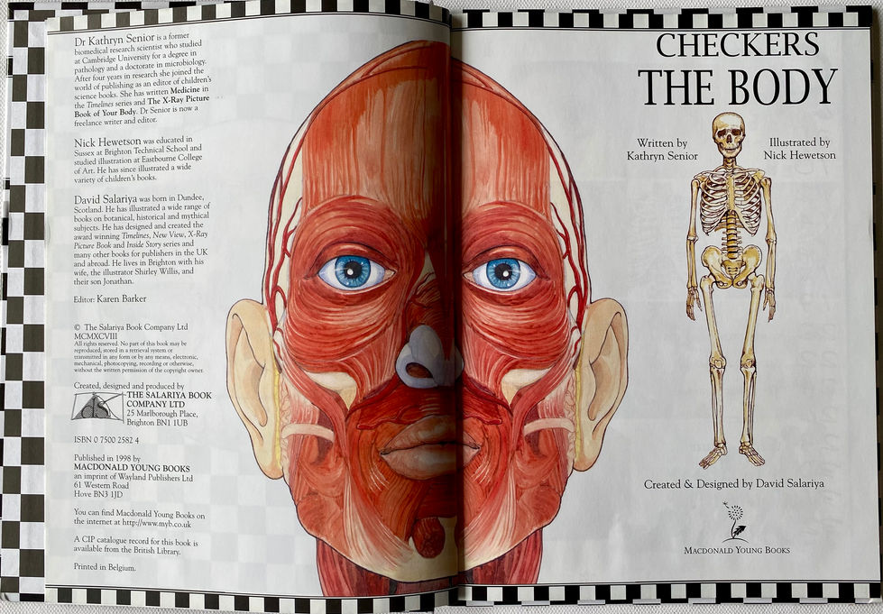 Muscles of the head. The Body (Checkers) Every book matters. Checkers Nonfiction children's book , information book series. Created and designed by David Salariya.