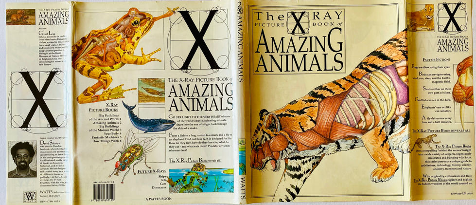 Book dust jacket for Amazing Animals, The X Ray Picture Book of...series.