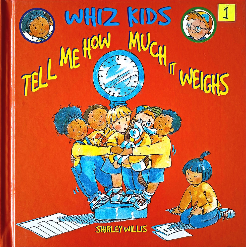 Whiz Kids by Shirley Salariya. Children on a weighing machine