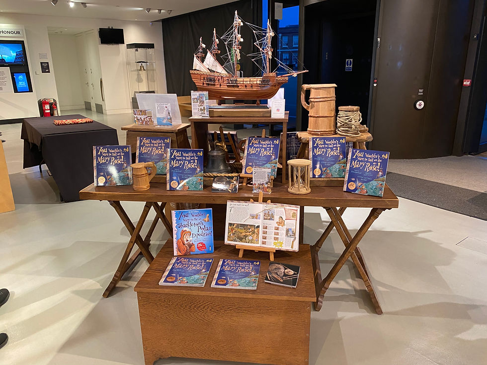 Display at The Mary Rose Museum, Portsmouth.