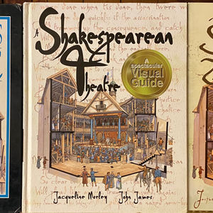Covers of three versions, Inside Story, Spectacular Visual Guides. Artwork by John James.