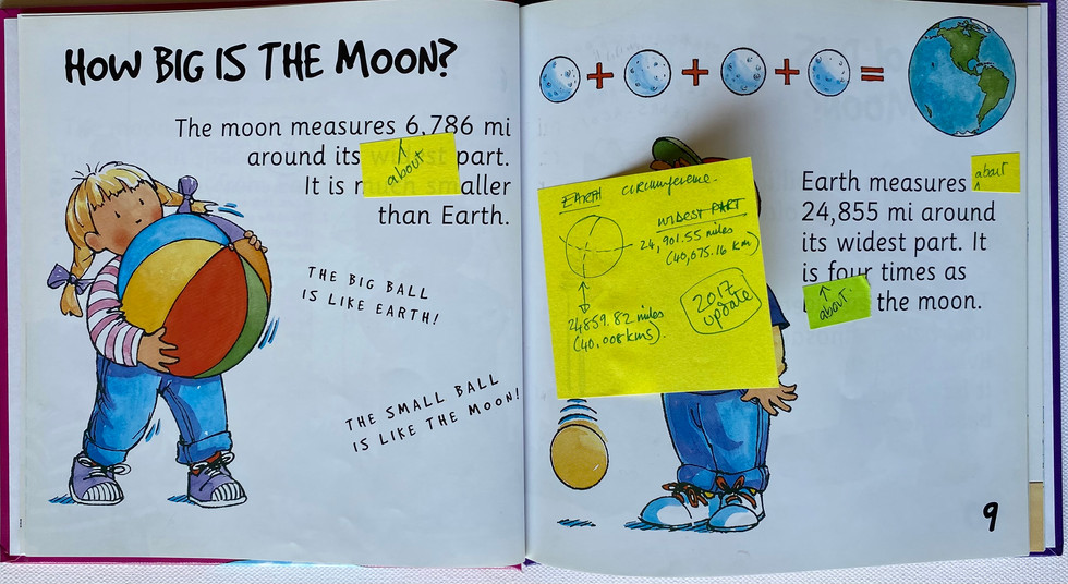 Whiz Kids, How big is the moon?