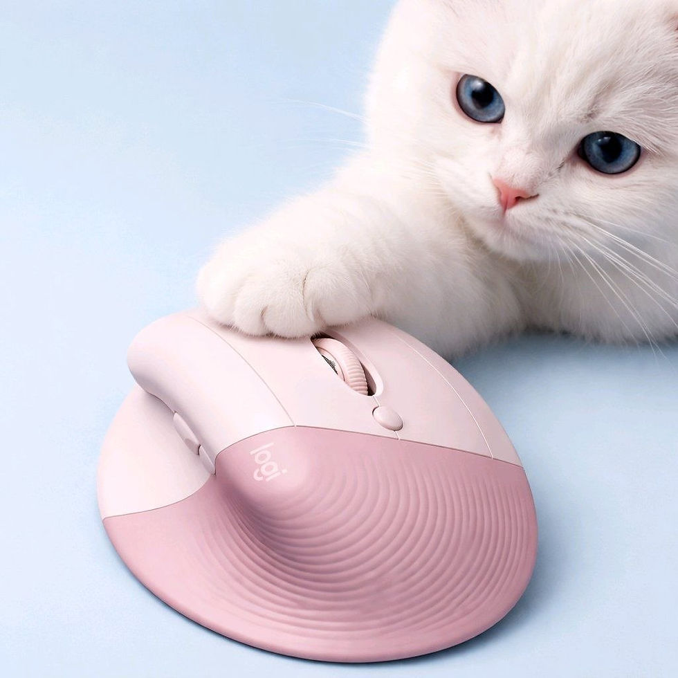 Mouse Sem Fio Logitech Lift Vertical - RosaMouse Sem Fio Logitech Lift Vertical - Rosa clip-icon Mou