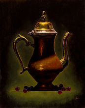 Tarnished Coffee Pot