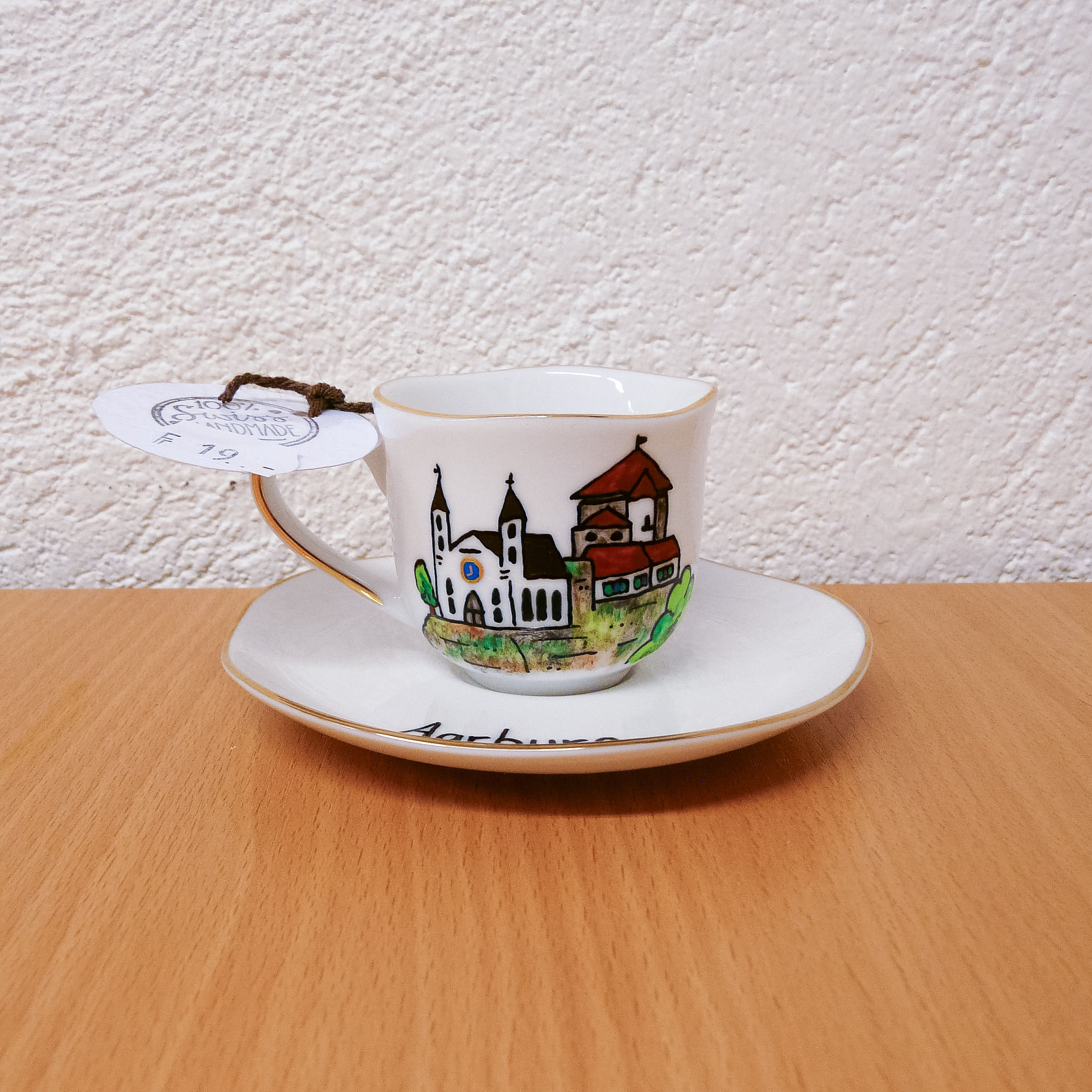 Handbemalte Espressotasse Aarburg "Klassik"