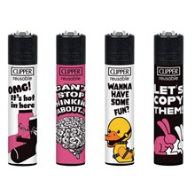 420 THEMED CLIPPER LIGHTER NAUGHTY WORDS